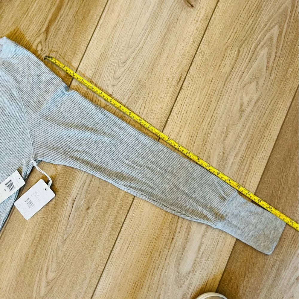 PJ Salvage Long Sleeve Ribbed Pajama Top